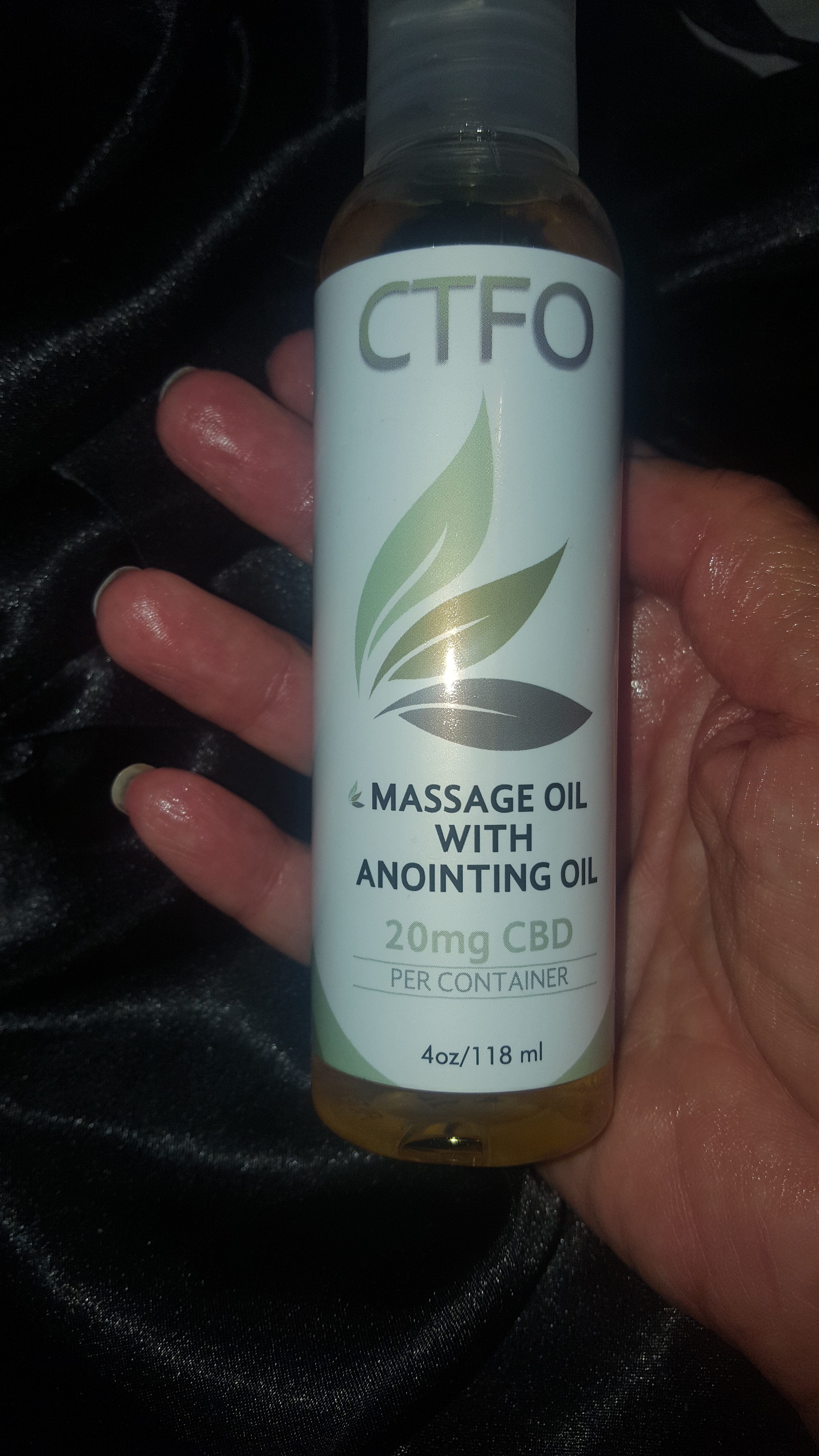 CBD Massage Oil from CTFO